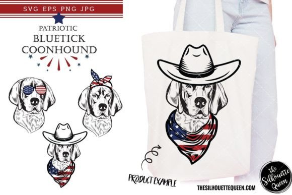 Bluetick Coonhound Dog Patriotic Cut Fil Review
