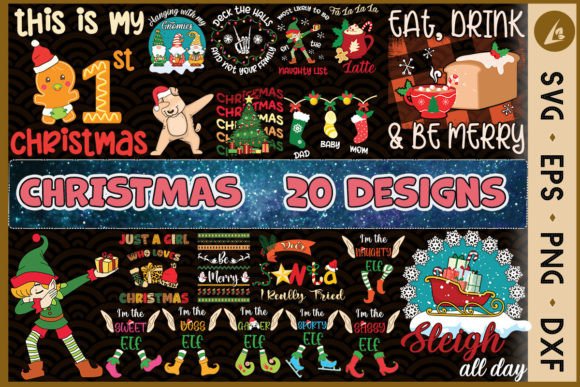 Christmas 20 Designs SVG Bundle: Hands-On Review