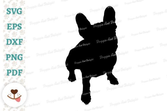 French Bulldog Sillhouette Svg Png Dxf
