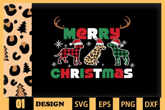 Merry Christmas Plaid Leopard Dog X-Mas Review